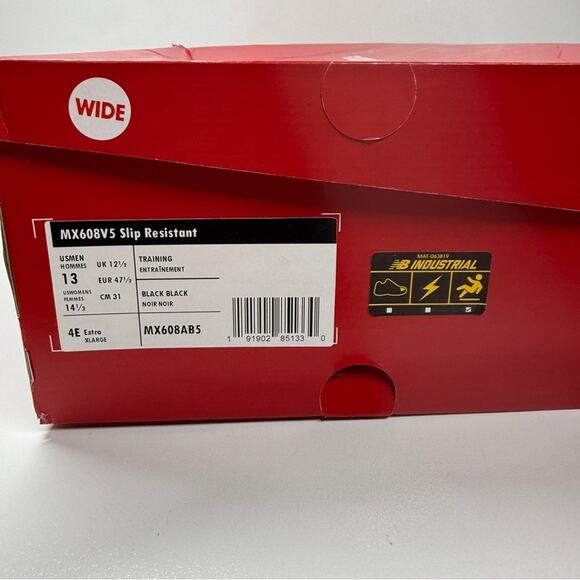 NIB • New Balance® 608 v5 Men\'s Slip Resistant Shoes Size: 13 WIDE main image 6